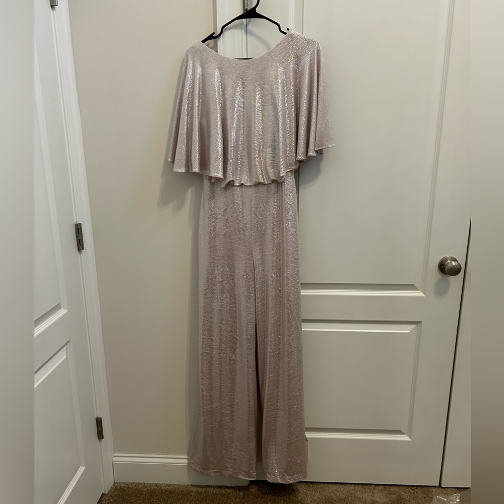 Eliza J metallic pink jumper new size 6
